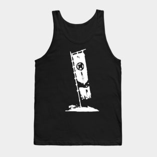 Ghost of tsushima, flag (white) Tank Top